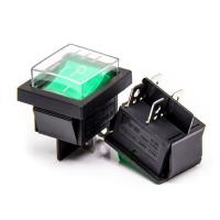 China On Off Switch 4 Pin 2 Position 16a 250v Rocker Switch With Waterproof Cover factory