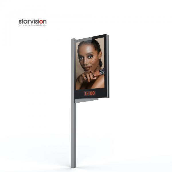 Quality 3.91mm 3840Hz Street LED Display Corrosion Resistant City Light Poster for sale