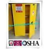 China Flammable Industrial Safety Cabinet  , Chemical Storage Containers For Laboratory factory