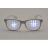 China 0.65mm Thicken Lens Light Diffraction Glasses With Plastic Frame factory