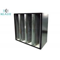 China V Bank Activated Charcoal Filter , High Capacity Carbon Odor Filter Class 2 factory