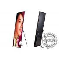 China P3 LED Sign Poster Screen Kiosk Digital Signage 1500 Nits Indoor Portable 1920x576mm for sale
