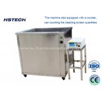 China Stainless Steel SMT Stencil Cleaning Machine with 3 Level High Precision Filter System factory
