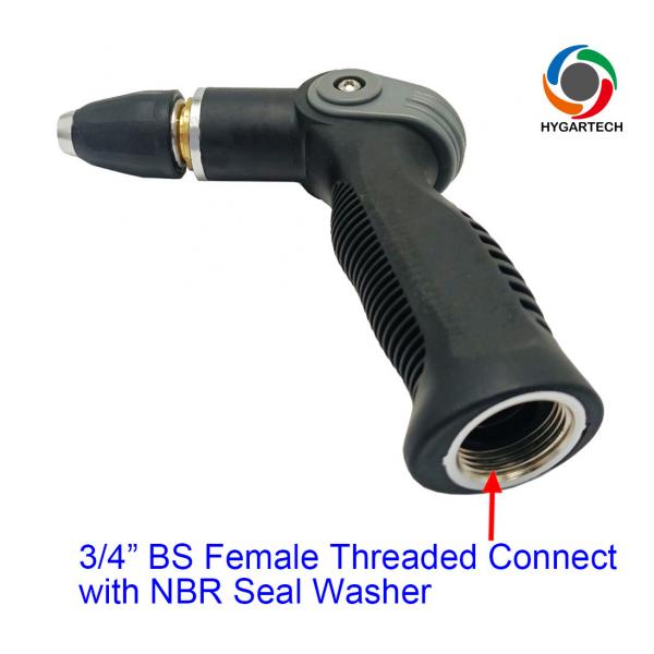 Quality Garden Washing Metal Hose Spray Nozzle Gun 3/4" House Cleaning for sale