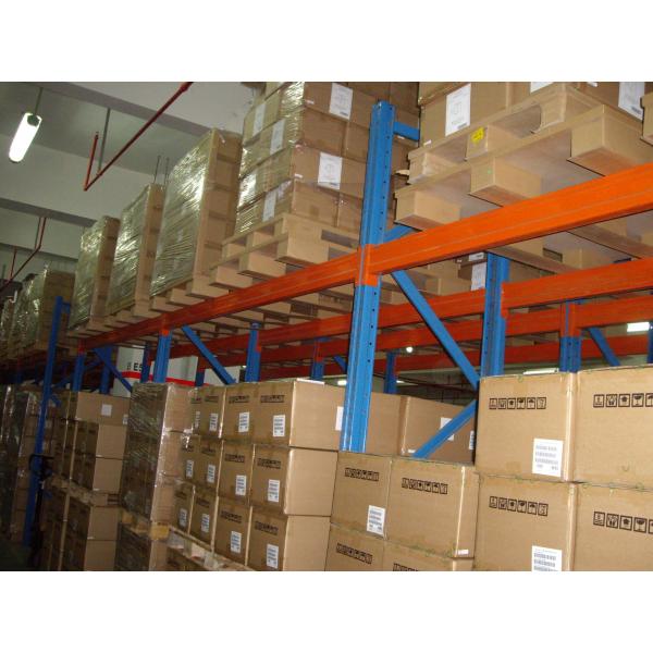 Quality Conventional SKU Double Deep Racking With Spray Powder Coated Finished for sale