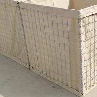Quality Brown Color Hesco Wall Bastion Or Army Defensive With Galfan Wire for sale