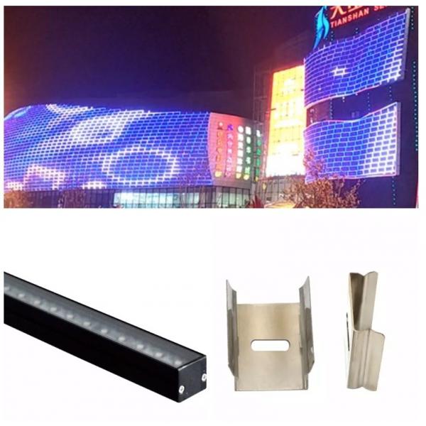 Quality Outdoor Waterproof LED Linear Light 24 - 48VDC IP66 RGBW Full Color DMX512 for sale