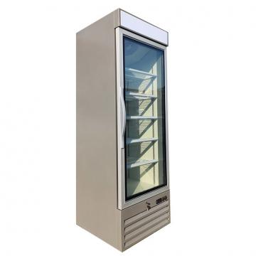 Quality Glass Front Upright Freezer / Glass Door Freezer Merchandiser Environmentally for sale