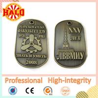 China Zinc alloy custom military dog tag factory