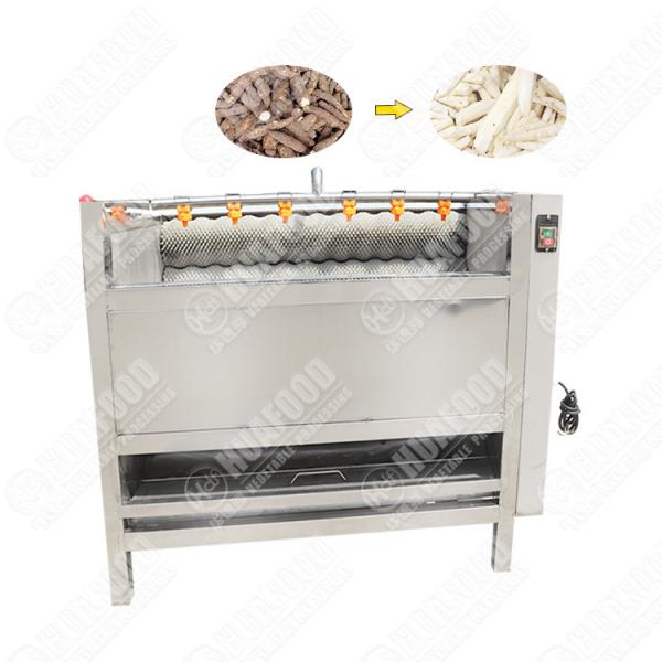 Quality Industrial Potato Peeling Machine Root Vegetable Peeler 1600 * 1030 * 850mm for sale