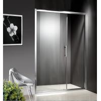 China 1200-1800X1950mm Replacement Sliding Glass Shower Doors , Shower Cubicle Doors With Double Wheels factory