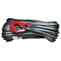 China Grey 12mm High Strength UHMWPE Rope for Scrap Recycling factory