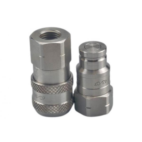 Quality 0.5'' ISO16028 NPT Hydraulic Flat Face Quick Coupler for sale