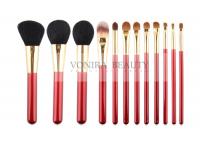 China 12PCS Bright Color Middle Quality Makeup Brushes Facial Tools factory