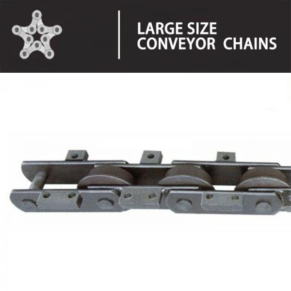 Quality Custom F Flanged Roller Heavy Duty Conveyor Chains for sale