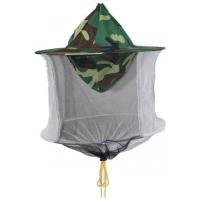 Quality Camouflage Bee Veil Hat High Safety Double Inner Layer Elaborate Shrinkable for sale