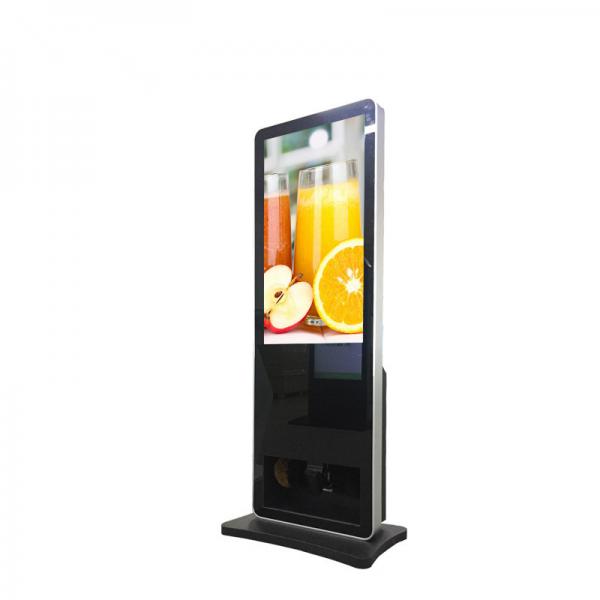 Quality LCD Split Interactive Digital Display Kiosk 49 Inch With Shoe Polisher for sale