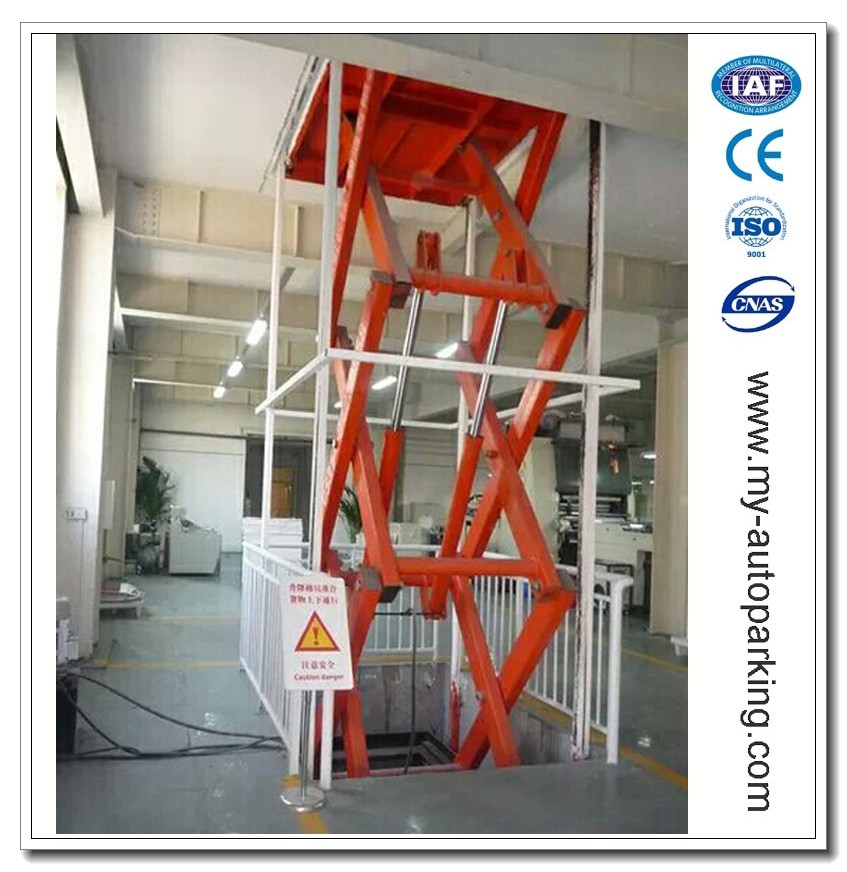 China Car Lifts for Home Garages/China Residential Scissor Car Elevator/elevadores para autos/Cheap Car Lifts Lift Platform factory