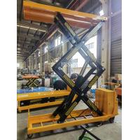 Quality 1000kg-5000kg Portable Electric Wheels Movable Lift Table With CE for sale