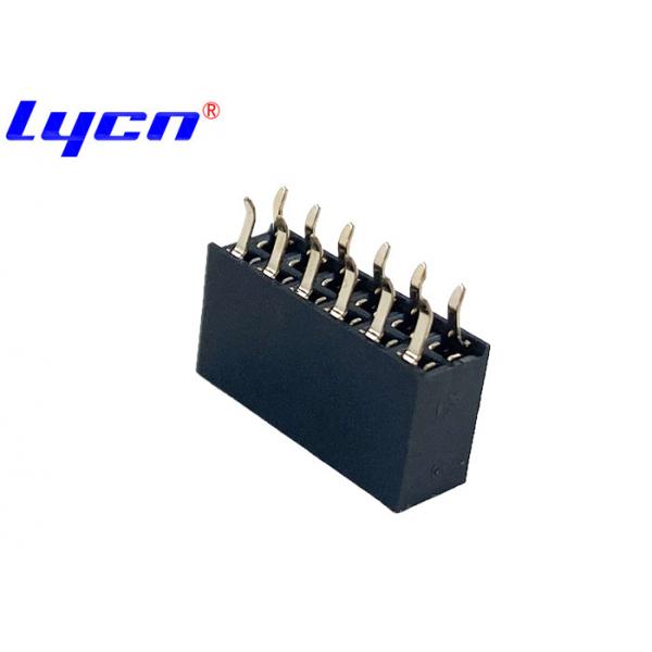Quality Frog Leg Type Terminal Female Header Connector 2.54mm Pitch Height 8.5mm for sale