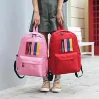 China European and American style backpack male large capacity student bag for lovers campus trip popular logo backpack factory