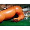 China Outdoor Inflatable Wet Slide Giant Size Puncture Proof Double Lanes Long Lifespan factory