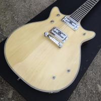 China Grand guitar Electric guitar Grets guitar Natrual color Face and back Presented pick and bag factory