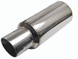 Quality IATF 16949 Exhaust System Muffler 2 Inch Stainless Steel Muffler Reducing Noise for sale