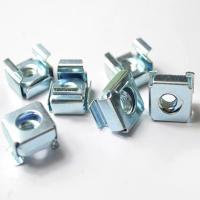 China DIN Zinc Coated Nuts Stainless Steel Automotive Cage Nuts Grade 4.8 M4-M8 factory