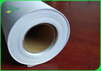 China 40GSM - 100GSM White Color Plotter Paper / CAD Paper In Rolls For Drawing Board factory