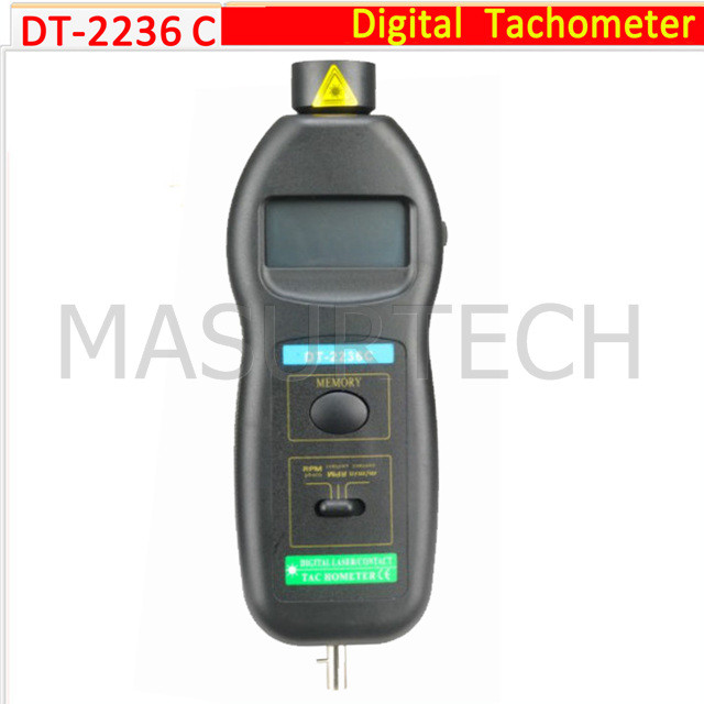 China 2in1 Portable Digital Laser Non-Contact & Contact Tachometer DT-2236C factory