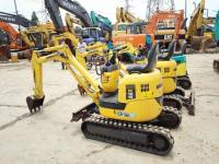 China Komatsu Used Excavator 1 ton , Yellow color crawler excavator factory