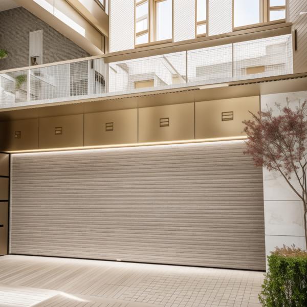 Quality Silver Modern Aluminium Rolling Door Louver For Commercial Buildings for sale