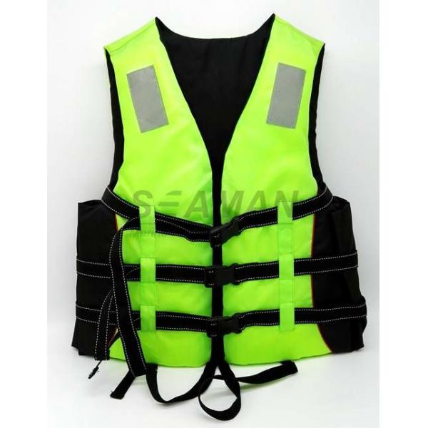 Quality Adult Green Water Sport Life Jacket PFD Inherent Buoyancy Boat Life vest for sale