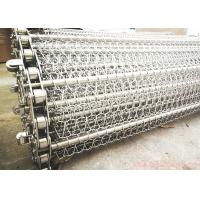 Quality High Precision Chain Link Conveyor Belt , Metal Mesh Conveyor Belt Long Service for sale