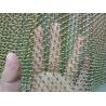 China Flame Resistant Wire Mesh Curtain Chain Link Fabrics Coil Drapery Decorative factory