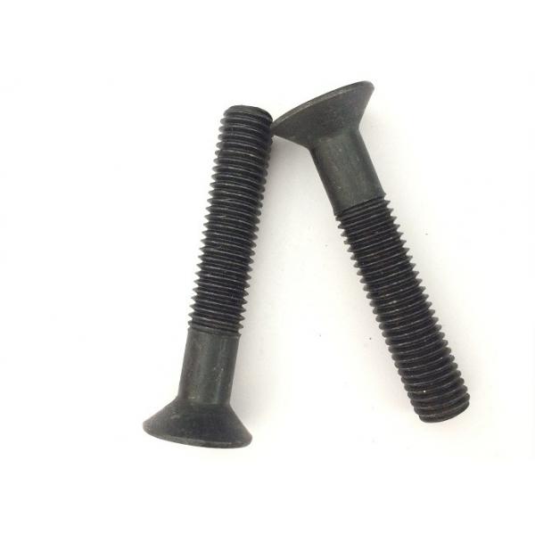 Quality Black Oxide Carbon Steel Flat Countersunk Socket Head Bolt DIN 7991 Standard for sale