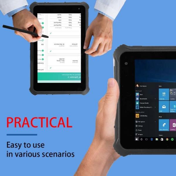Quality Bluetooth NFC Industrial Tablet Windows 10 Multipurpose Stable for sale