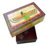 China rigid lid and base socks paper box  luxury stockings gift box with shoulder factory