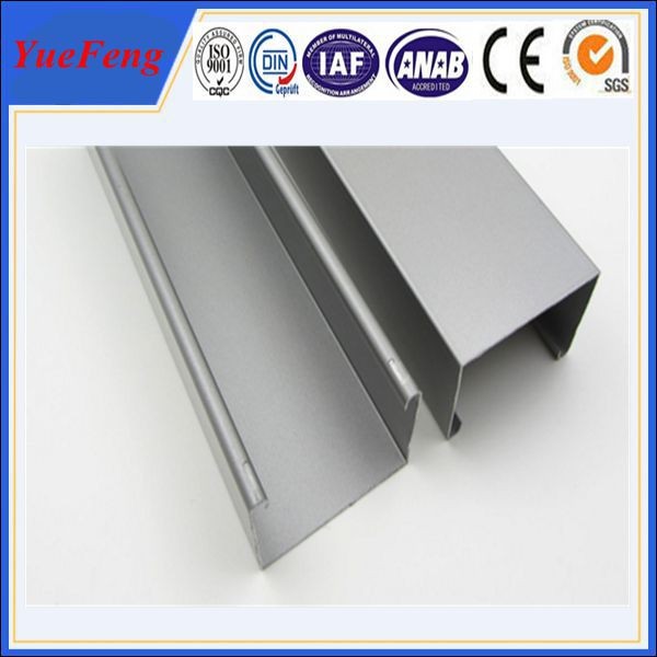 China 2015 New products! Extruded aluminum channel / anodizing aluminum h channel factory