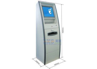 Quality Custom PC System Half Outdoor Kiosk , Photo Printing Totem Kiosk With HDD 500G for sale