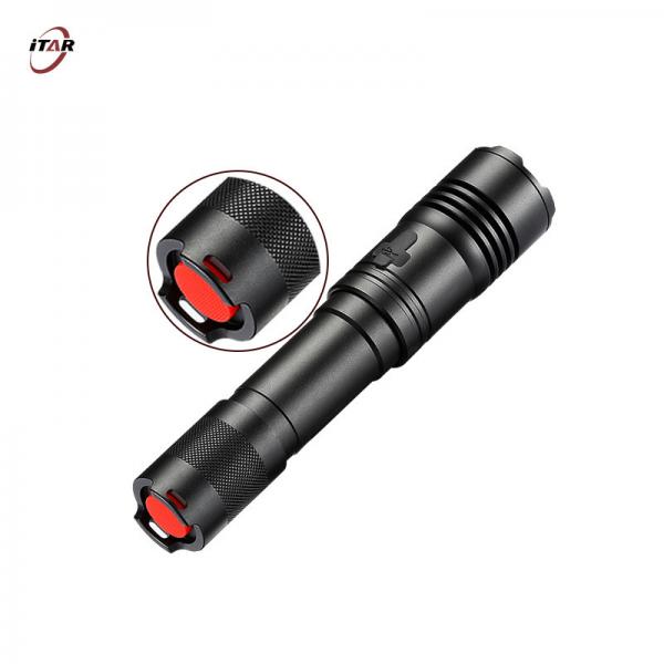 Quality 1200M Distance Laser LED Flashlight Water Resistant IP66 Dual Switch 400 Lumens for sale