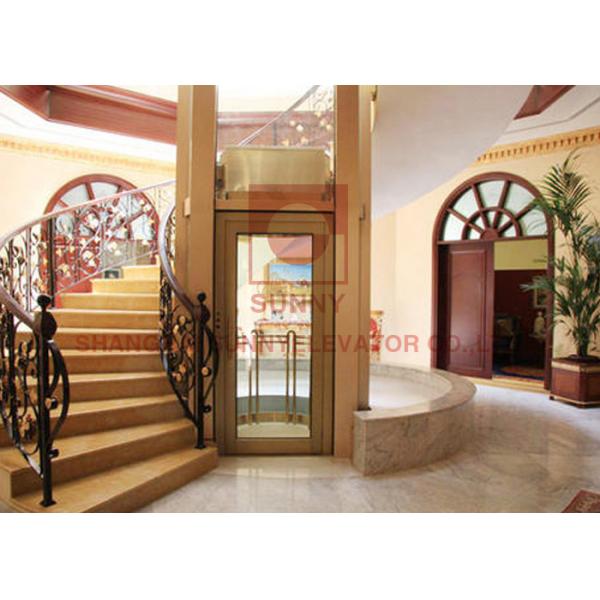 Quality High Safety Residential Home Elevator 0.4m/S Speed For Apartment 12 Months Warranty for sale