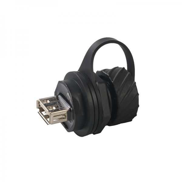 RJ45 Network Adapter Female To Female Waterproof Dustproof Coupler Industrial Grade For Cable Extension