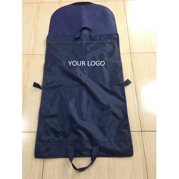 Quality Polyester Non Woven Suit Garment Bag , Tri Fold Garment Bag For Travel for sale