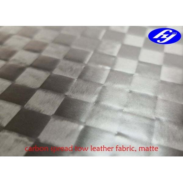 Quality Matte Polyurethane Leather Fabric TPU Coated Spread Tow Carbon Fiber For Car for sale