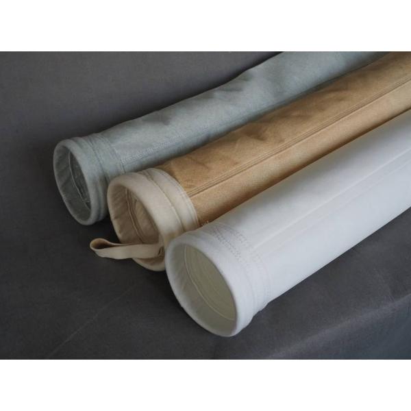 Quality High Efficiency Polyester Filter Bag Anti - Acid 450GSM~550GSM for Cement Plant for sale