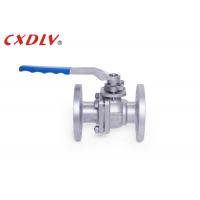 Quality Handle Operated Full Port Flanged Ball Valve Double Flange Ends GB Standard for sale