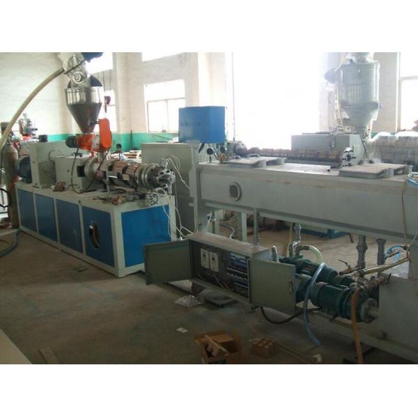 Quality Twin Pipe PE PVC Extursion production Line For Architectural Pipe , PVC Twin for sale