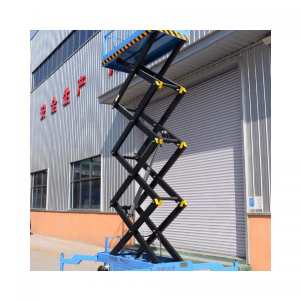 Quality 10m double Masts lift hydraulic hydraulic Aerial Working Platform Lift self for sale